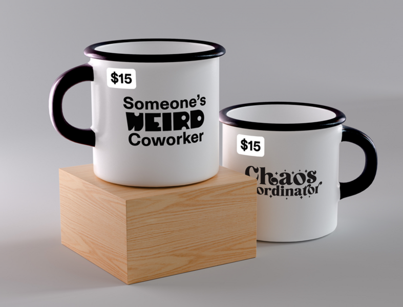 small removable labels on mugs for sale