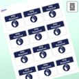 Professional Printed Rectangle Labels