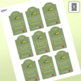 Professional Printed Arched Labels