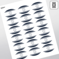 Professional Printed Oval Labels