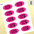 Professional Printed Oval Labels