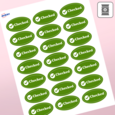 Professional Printed Oval Labels