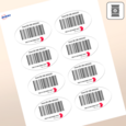 Professional Printed Oval Labels