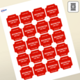 Professional Printed Square Labels