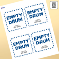 Professional Printed Square Labels
