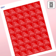 Professional Printed Square Labels