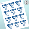 Professional Printed Square Labels