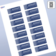 Professional Printed Rectangle Labels