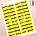 Professional Printed Rectangle Labels