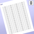 Professional Printed Rectangle Labels