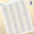 Professional Printed Rectangle Labels