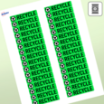 Professional Printed Rectangle Labels