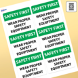 Professional Printed Rectangle Labels