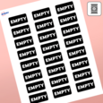 Professional Printed Rectangle Labels