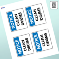 Professional Printed Rectangle Labels