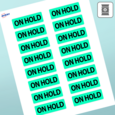 Professional Printed Rectangle Labels
