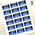 Professional Printed Rectangle Labels
