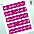 Professional Printed Rectangle Labels