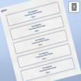 Professional Printed Rectangle Labels