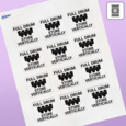 Professional Printed Rectangle Labels