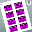 Professional Printed Rectangle Labels