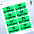 Professional Printed Rectangle Labels