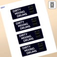 Professional Printed Rectangle Labels