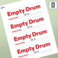 Professional Printed Rectangle Labels