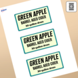 Professional Printed Rectangle Labels