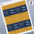 Professional Printed Rectangle Labels