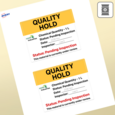 Professional Printed Rectangle Labels