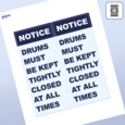 Professional Printed Rectangle Labels