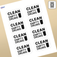 Professional Printed Scalloped Labels