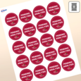 Professional Printed Round Labels