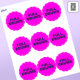Professional Printed Scalloped Labels