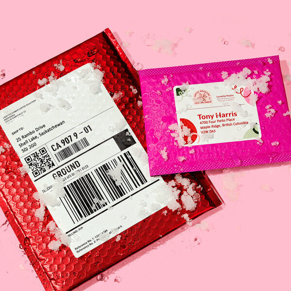 holiday shipping labels