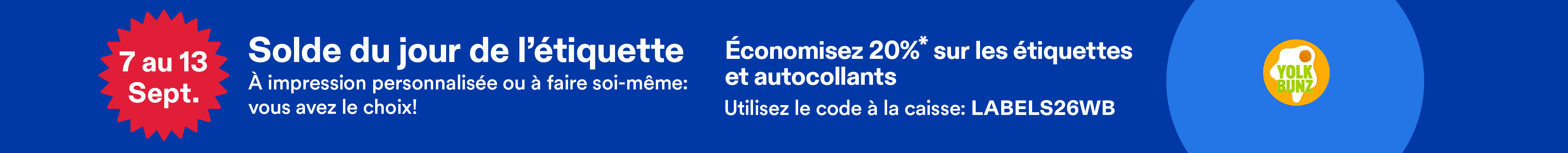 Solde du jour de l'étiquette