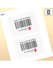 Étiquettes rectangulaires