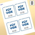 Étiquettes carrées