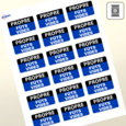 Étiquettes rectangulaires