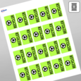 Étiquettes rectangulaires
