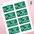 Étiquettes rectangulaires