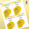 Étiquettes rectangulaires