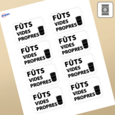 Étiquettes festonnées