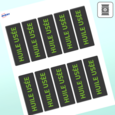 Étiquettes rectangulaires
