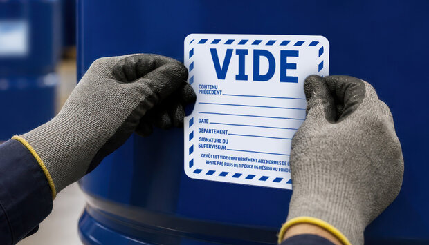 Drum Label Varnish