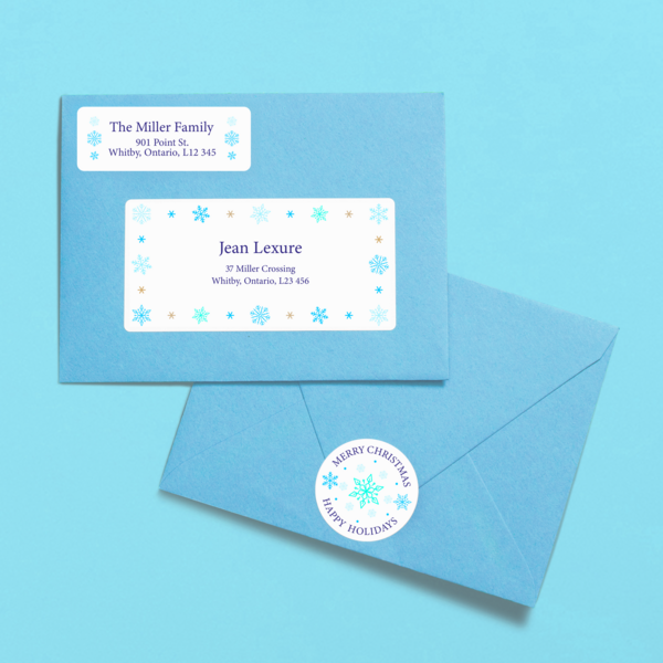 holiday address labels