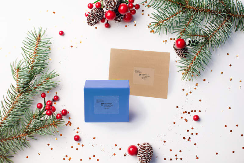 holiday address labels