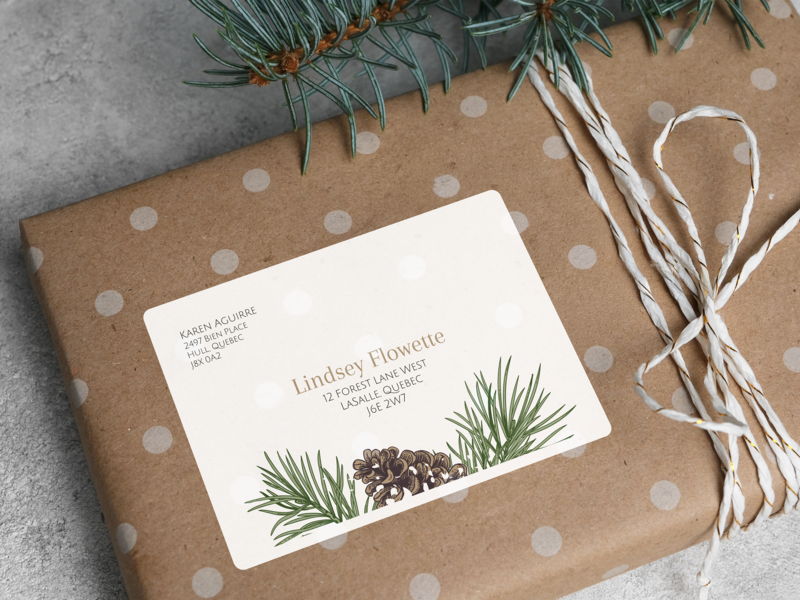 shipping labels