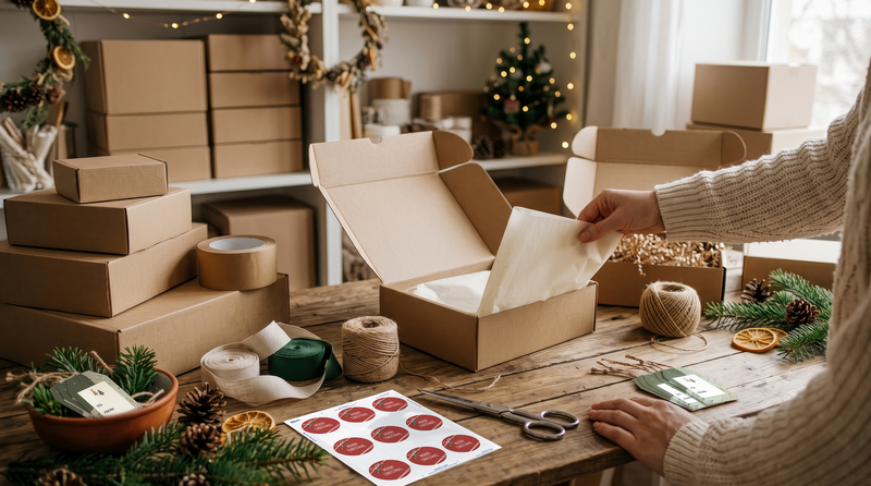packing holiday shipments